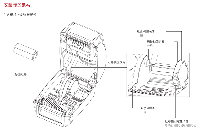 CNISTCN860 热敏热转印固定资产不干胶标签机 600dpi高清晰可选配WiFi蓝牙(图17)